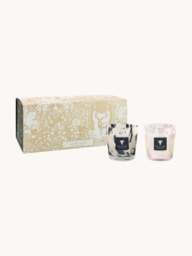Scented Candles White Pearls & Black Pearls, Set of 2 (Orchid & Grapefruit)