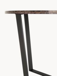 Round Dining Table Amble with Marble Look Table Top, Ø 110 cm - thumbnail 7