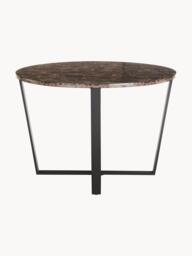 Round Dining Table Amble with Marble Look Table Top, Ø 110 cm - thumbnail 3