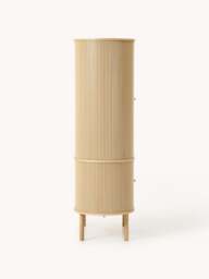 Compact Wardrobe Calary with Fluted Front - thumbnail 4