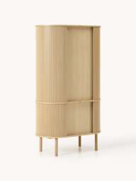 Compact Wardrobe Calary with Fluted Front - thumbnail 5