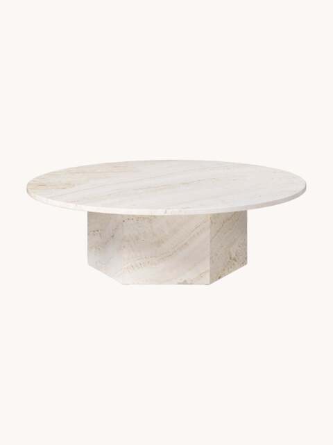 Round Travertine Coffee Table Epic - image 1