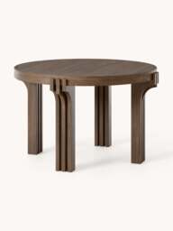 Round Oak Wood Dining Table Nolan, in various sizes - thumbnail 1