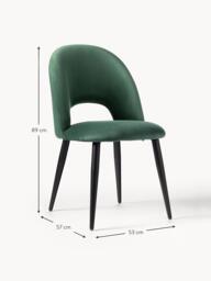 Upholstered Velvet Chair Rachel - thumbnail 8