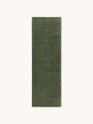 High-Low Wool Runner Mason, Hand-Tufted - thumbnail 1