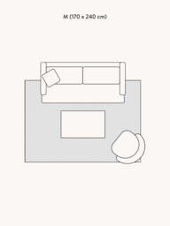 Handwoven Jute Rug Gesso - thumbnail 4