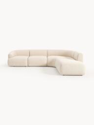Modular Bouclé Corner Sofa Sofia (4-seater) - thumbnail 1