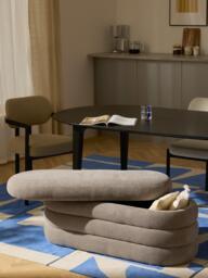 Upholstered Bench Alto with Storage Space - thumbnail 8