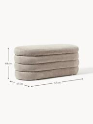 Upholstered Bench Alto with Storage Space - thumbnail 8