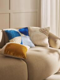 Hand-Tufted Cushion Cover Coraline with Decorations - thumbnail 2