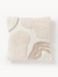 Hand-Tufted Cushion Cover Coraline with Decorations