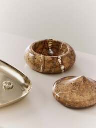 Marble Jewellery Box Meringue with Lid - thumbnail 8