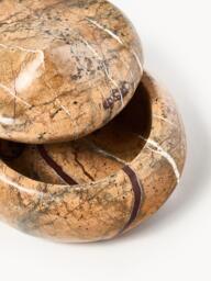 Marble Jewellery Box Meringue with Lid - thumbnail 3