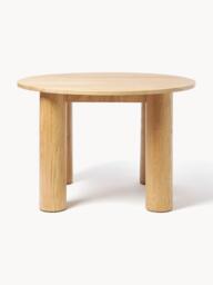 Round Oak Wood Dining Table Ohana, Ø 120 cm - thumbnail 3