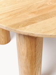 Round Oak Wood Dining Table Ohana, Ø 120 cm - thumbnail 5
