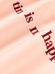 Cotton Percale Duvet Cover Roya with Embroidered Lettering - thumbnail 4