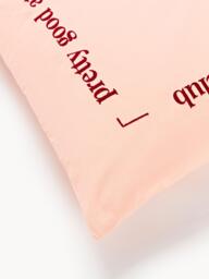 Cotton Percale Duvet Cover Roya with Embroidered Lettering - thumbnail 6