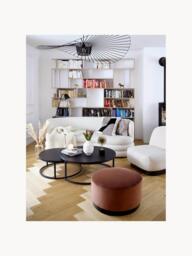 Round Mango Wood Coffee Tables Andrew, Set of 2 - thumbnail 9