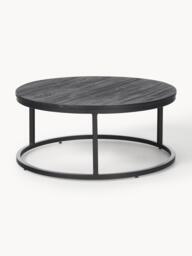 Round Mango Wood Coffee Tables Andrew, Set of 2 - thumbnail 3