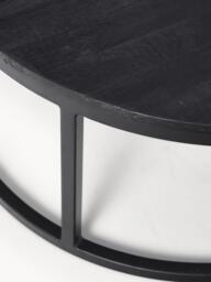 Round Mango Wood Coffee Tables Andrew, Set of 2 - thumbnail 5