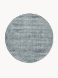 Round Hand-Woven Viscose Rug Jane - thumbnail 1
