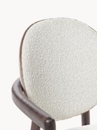 Wooden Dining Chair Maia with Bouclé Upholstery - thumbnail 5