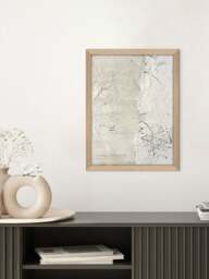 Hand-Painted Canvas Art White Surface - thumbnail 3