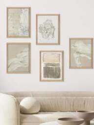 Hand-Painted Canvas Art White Surface - thumbnail 5
