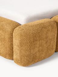 Upholstered Teddy Bouclé Bed Tayla with Storage Space - thumbnail 9
