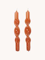 Handcrafted Tapered Candles Twist, Set of 2 - thumbnail 4