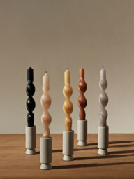Handcrafted Tapered Candles Twist, Set of 2 - thumbnail 2