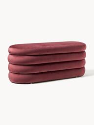 Velvet Upholstered Bench Alto with Storage Space