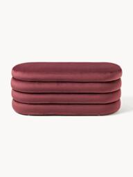 Velvet Upholstered Bench Alto with Storage Space - thumbnail 4