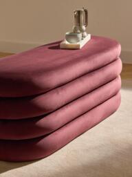 Velvet Upholstered Bench Alto with Storage Space - thumbnail 8
