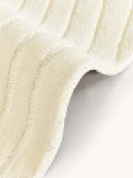 High-Low Wool Rug Mason, Hand-Tufted - thumbnail 5