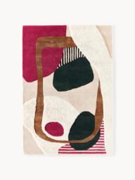 High-Low Wool Rug Rosco, Hand-Tufted
