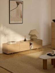 Wooden TV Stand Larsen, W 200 cm - thumbnail 2