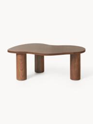 Oak Wood Coffee Table Didi in Organic Shape - thumbnail 3