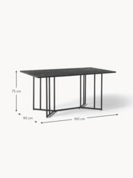 Mango Wood Dining Table Luca, in various sizes - thumbnail 9