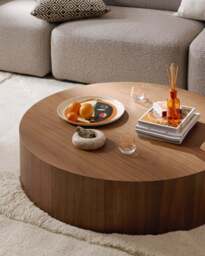 XL Round Wooden Coffee Table Dan - thumbnail 8