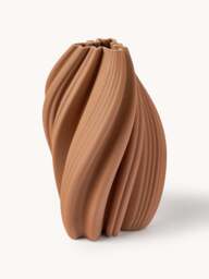 3D Printed Porcelain Vase Melody, H 29 cm