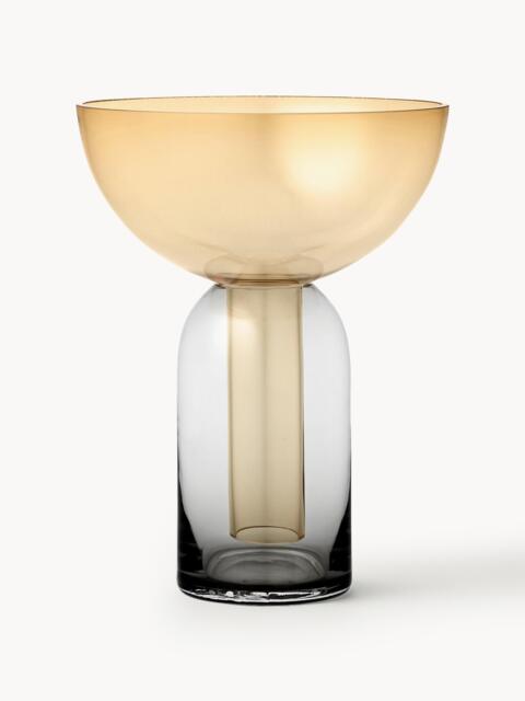 Mouth-Blown Glass Vase Torus, H 20 cm - image 1