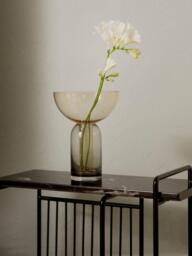Mouth-Blown Glass Vase Torus, H 20 cm - thumbnail 4