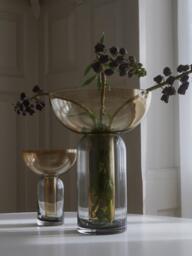 Mouth-Blown Glass Vase Torus, H 20 cm - thumbnail 5