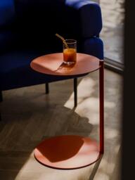Round Metal Side Table Ande - thumbnail 2