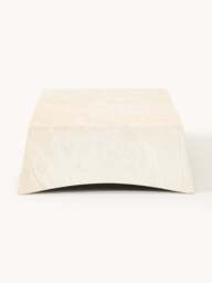 In- & Outdoor Coffee Table Mohi with Travertine Effect, W 120 cm - thumbnail 3