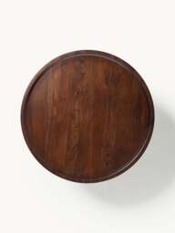 Round Mango Wood Coffee Table Jeani - thumbnail 5