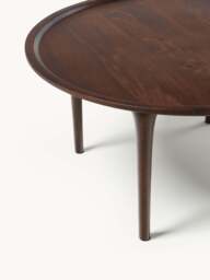 Round Mango Wood Coffee Table Jeani - thumbnail 3