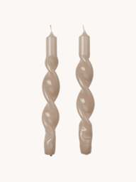 Handcrafted Tapered Candles Twist, Set of 2 - thumbnail 2