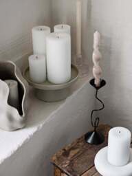 Handcrafted Tapered Candles Twist, Set of 2 - thumbnail 5